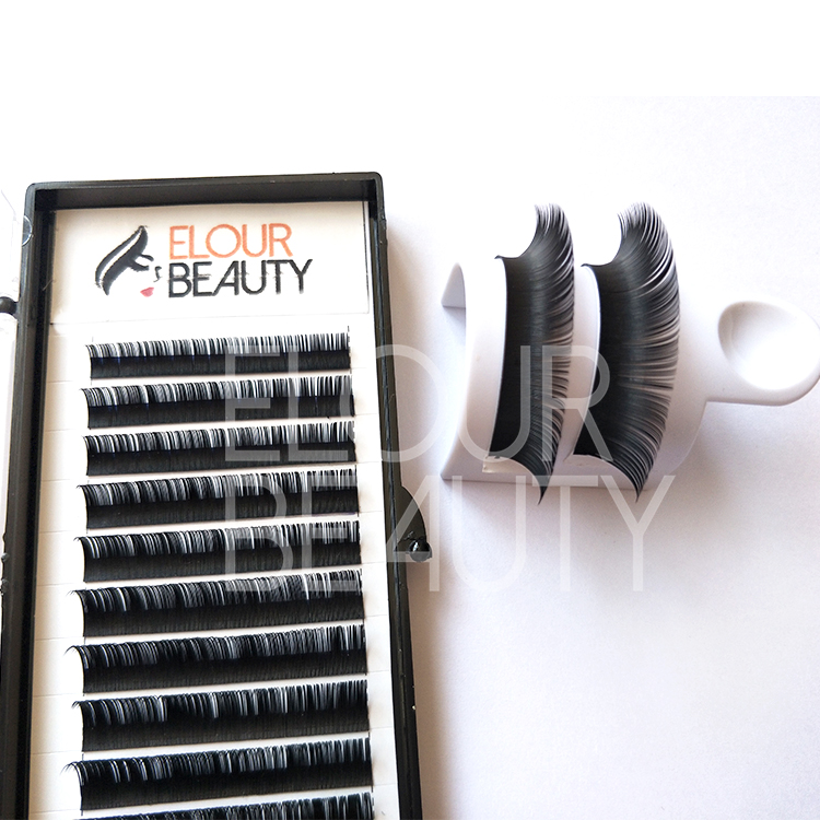 Volulume 3D beauty lash extensions with U-band holder and tweezers wholesale ED129